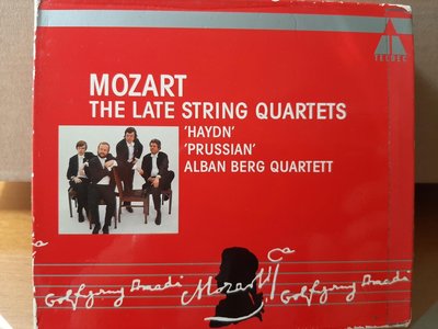 Alban berg qt,Mozart-String Quartet No.14-23,阿爾班貝爾格四重奏團，演繹莫扎特-第14-23號弦樂四重奏，4CD。