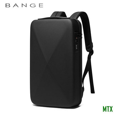 MTX旗艦店Bange BG22092 筆記本電腦包背包 15.6 硬殼鎖 TSA 防水