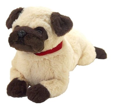 日本進口 好品質可愛狗狗小狗八哥巴戈巴哥動物絨毛娃娃玩偶玩具送禮禮物擺件裝飾品禮品 6087c