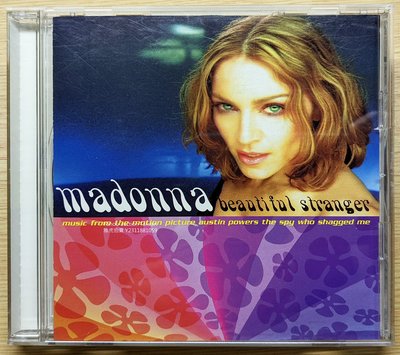 日版3曲CD！Madonna 瑪丹娜 Beautiful Stranger Remixes WPCR-10486