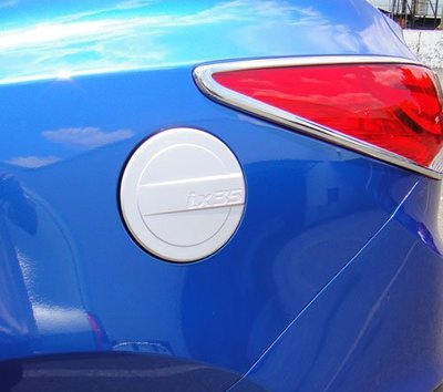 圓夢工廠 Hyundai ix35 2010~2015 改裝 鍍鉻銀 烤漆銀 油箱外蓋飾貼 油箱蓋 原廠IX35字樣
