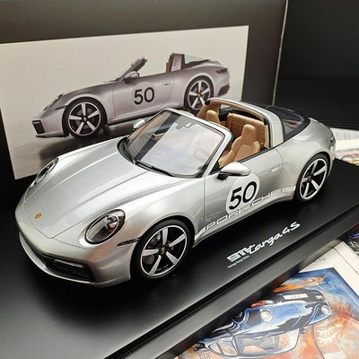 118德國保時捷原廠911 992 Targa 4S Heritage #50 2020汽車模型