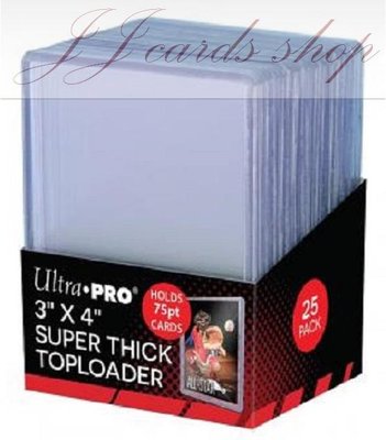 【☆ JJ卡舖 ☆】美國原廠 Ultra Pro 高透明品質 一般卡夾 - 尺寸：75pt (一盒／25個)