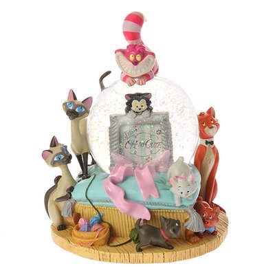 迪士尼 (現貨/絕版代購) 愛麗絲 瑪麗貓 妙妙猫 費加洛 水晶球