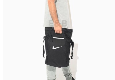 全新 Nike Stash Tote Bag 黑 收納 肩背 斜背 托特包
