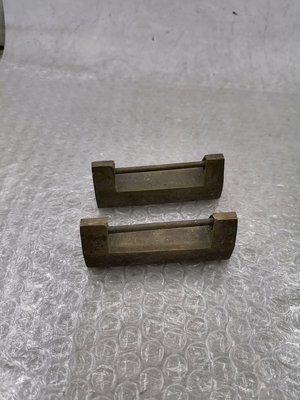 銅器純銅銅鎖兩個，重量品相尺寸看圖，二手東西殊性，8673【愛收藏】古玩 收藏 古董【二手收藏】