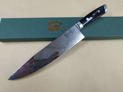 台中市最知名的建成刀剪行@日本-旬--KAJI-高硬度龍紋鋼系列-10英吋 主廚刀