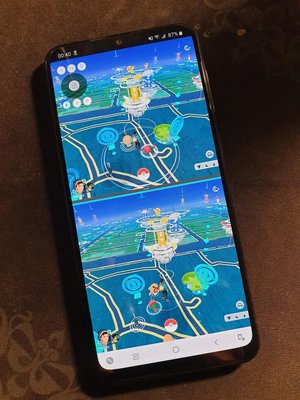 Android 各式寶可夢 哈利波特 Pokemon ingress 熊貓外送 Uber外送  免阻斷器 飛人搖桿專用手機-三星A20 下單區(可雙開連動)