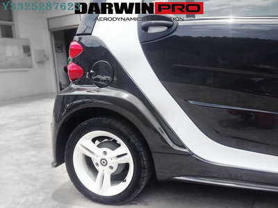 【熱賣精選】DarwinPRO Smart ForTwo 改裝 碳纖維 車門板 油箱蓋