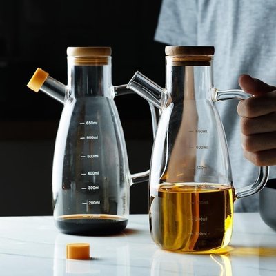 日式玻璃油壺油罐大號醬油瓶醋瓶-阿拉德DD