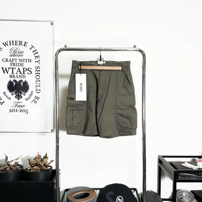 【希望商店】 【✔寄賣商品】WTAPS JUNGLE 02 SHORTS 21SS 軍事 側標 口袋 短褲