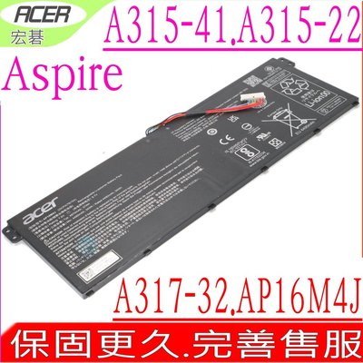 ACER AP16M4J 電池(原裝) 宏碁 A317-32A315-41A315-22N19C2N17Q4