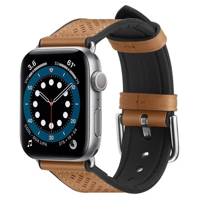 Spigen 適用於 Apple Watch 1/2/3/4/5/6/7/8/SE/SE2 Ultra 錶帶復古適合柔軟