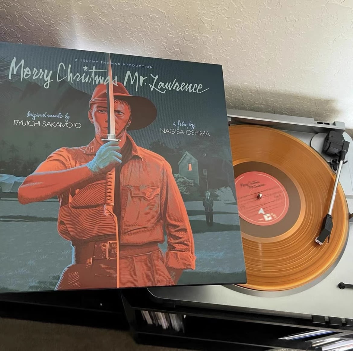 現貨坂本龍一Merry Christmas Mr. Lawrence 橙膠黑膠唱片LP 