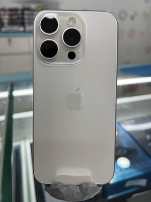 【艾爾巴數位】全新iPhone 15 PRO 128G 鈦金屬白色 #僅拆封#保固未啟用#錦州店JR7DG