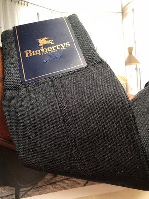 東京攜回日本??製Burberry 男性紳士正裝男襪