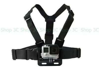 GoPro 副廠配件Hero 2/3+/4胸前支架/重機行車記錄/自行車行車記錄器架/運動攝影機架 機車/跑步/登山