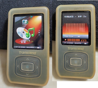 ╭✿㊣ 二手 創見 Transcend 8GB MP3音樂播放器/隨身聽【MP850】附果凍套,送傳輸線,耳機 特價 $799 ㊣✿╮