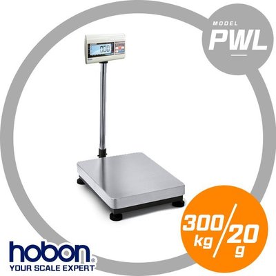 【hobon 電子秤】PW電子計重台秤 【300Kg x20g 】台面40x50cm