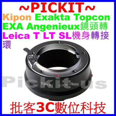 KIPON Exakta EXA鏡頭轉Leica SL T LT L CL相機身轉接環 EXAKTA-TL EXA-LT