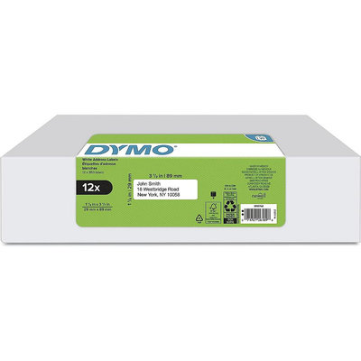 DYMO 2050768 標籤紙 28x89mm 適 LW LabelWriter 標籤機 12捲x350張