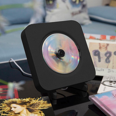 CD播放機壁掛式 影碟DVD機便攜復讀隨身聽播放器黑膠專輯CD機