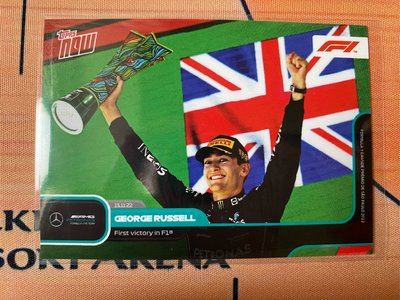 2022 George Russell Topps Now F1首勝