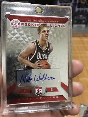 2013-14 Totally Certified Nate Wolters RC Auto 新人簽