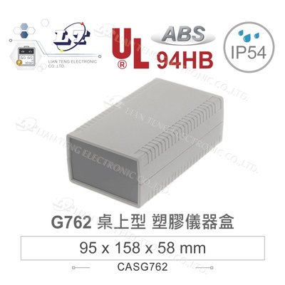 『聯騰．堃喬』Gainta G762 95x158x58mm ABS桌上型 全塑面板 儀器盒 UL94-HB IP54