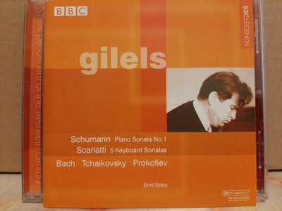 Emil Gilels,Schumann,Scarlatti,Bach,Tchaikovsky Prokofiev吉利爾斯彈奏舒曼，史卡拉第，巴哈，柴可夫斯基等