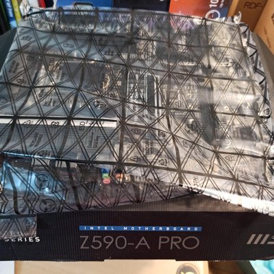 全新MSI Z590-A PRO主機板原價屋21年10月搭顯卡購入便宜出售/衛星主機板型號MS-7D09/可7-11貨到付款可面交
