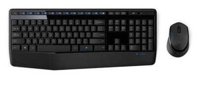 Logitech 羅技 MK345無線鍵盤滑鼠組 黑