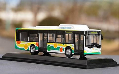 【熱賣精選】汽車模型 車模 收藏模型1/64 比亞迪K9公交車 K8純電動客車 比亞迪廣汽廣州巴士模型