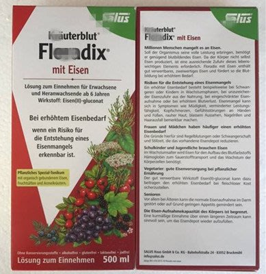 德國代購 現貨含運 Salus Floradix天然草本水果鐵劑口服液(超市版)，鐵元/紅鐵700ml。