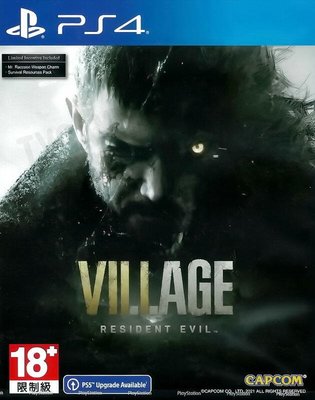 【二手遊戲】PS4 惡靈古堡8 村莊 RESIDENT EVIL VILLAGE 中文版【台中恐龍電玩】