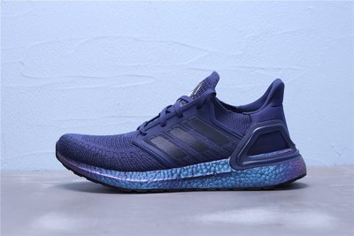 Adidas Ultra Boost 20 深藍 電光紫 休閒運動慢跑鞋 男女鞋 FV8450