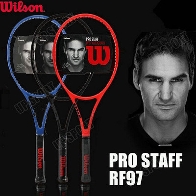 Wilson Pro Staff 原裝網球拍全碳素 RF97 Federer 簽名款 專業訓練球拍男女成人拍