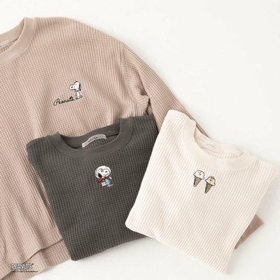 SNOOPYコラボの第２弾！one after another NICE CLAUP×PEANUTSのワッフルTシャツ