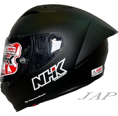 《JAP》NHK GP-R Tech 素色 消光黑 選手帽 全罩式安全帽 🌟折價500元🌟
