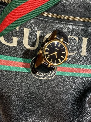 Gucci 稀少復古石英腕錶 vintage 大款