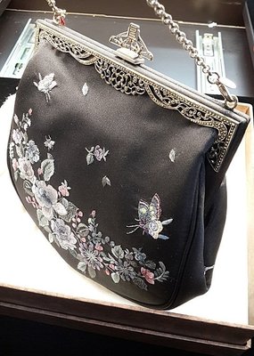 萬泰當鋪精品 SHIATZY CHEN 夏姿   刺繡  中國風 手提包 手拿包 全新現貨回饋特賣  C012