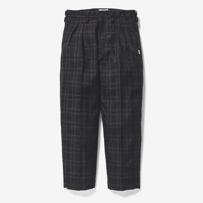 日貨代購CITY】2020AW WTAPS TUCK TROUSERS WOOL TWEED 格紋羊毛長褲