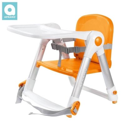 APRAMO FLIPPA攜帶式兒童餐椅-橘色/加贈原廠提袋