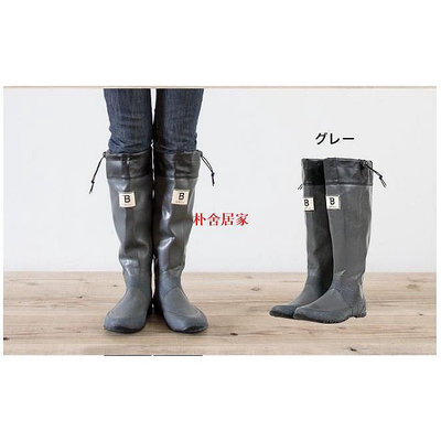 (現貨)日本 WBSJ 日本野鳥協會雨鞋/長靴-灰色 ,另有限定色深藍色-朴舍居家