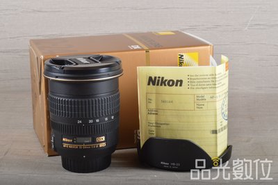 【品光數位】Nikon AF-S 12-24mm F4 G DX ED 廣角 公司貨 #115638U