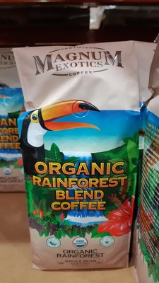 【麻煩天使】Magnum 熱帶雨林有機咖啡豆907公克(效期最新）