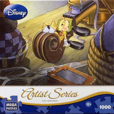 迪士尼 木偶奇遇記 1000片拼圖 吉明尼蟋蟀Mega Disney Jiminy Cricket Pinocchio Jigsaw Puzzles