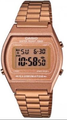 CASIO卡西歐雅致電子錶，大錶面設計方便閱讀時間訊息( B640WC-5A)((另A-168WG)