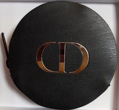 Dior 迪奧 皮質黑色零錢包