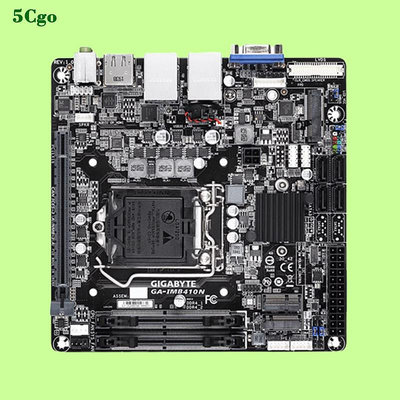 5Cgo【含稅】Gigabyte/技嘉GA-IMB410N主機板千兆雙網卡口LVDS多顯示PCIE工控Mini-ITX迷你型主機